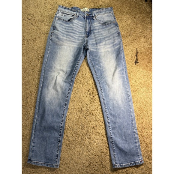 Nation of Saints Other - Nation of Saints Jeans Men‎ 32x30 Slim Stretch Blue Straight Leg Low Rise Preppy